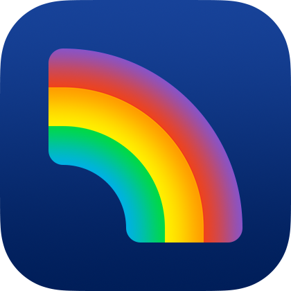 rainbow wallet